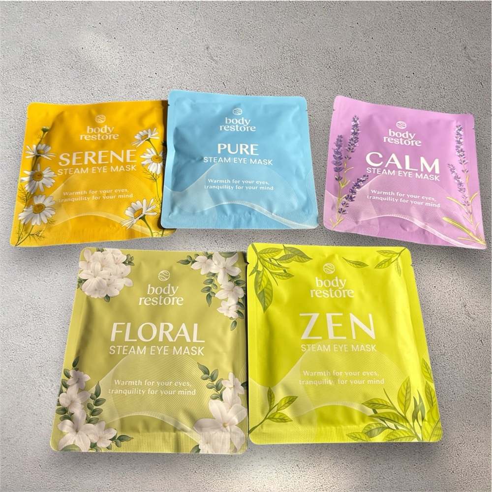 Body Restore lot of 5 stream eye masks assorted